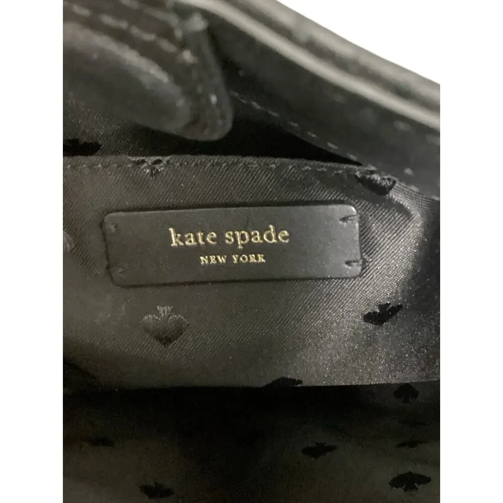 NWOT Kate Spade Purse “Meena Briar Lane”Quilted Leather Chain Handles Black